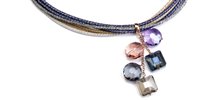 Collana Ippocampo Donna Perle in Argento Pietre dure IPBO11 - IPBO11